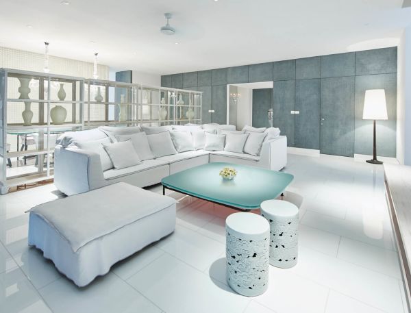 Expansive living room