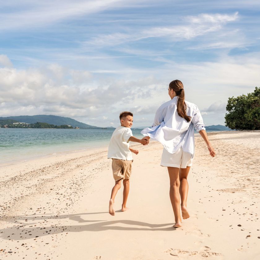Sandy beach off the coast of Phuket