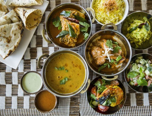 A Table Full Of Food