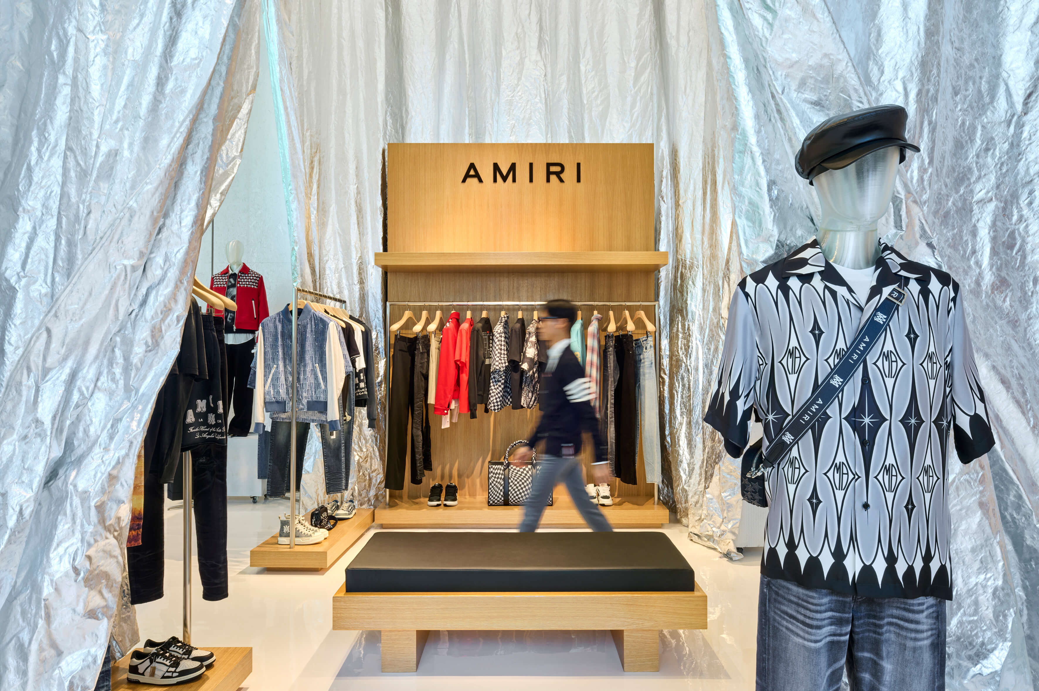 A Store With Clothes On Display