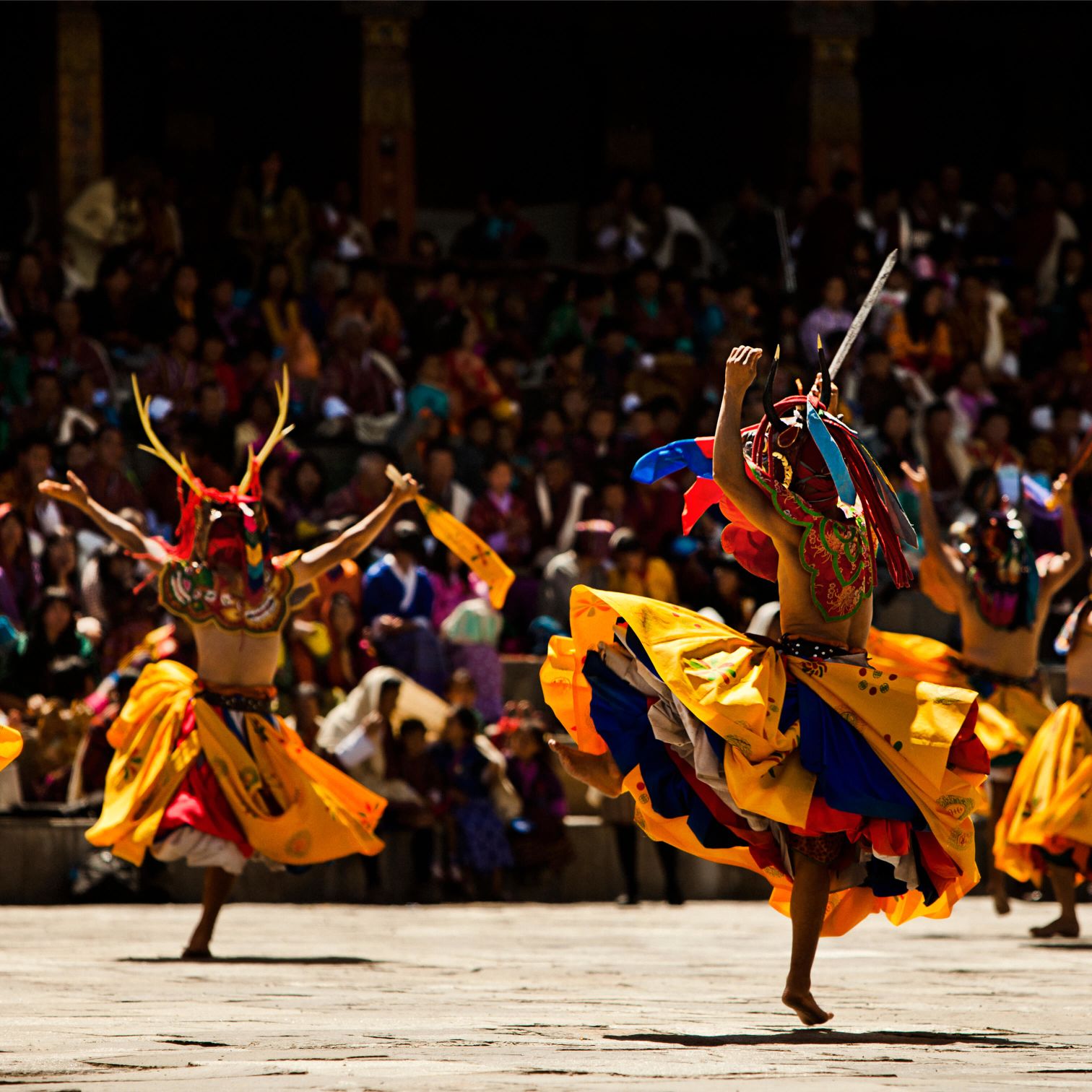 A Group Of People Dancing