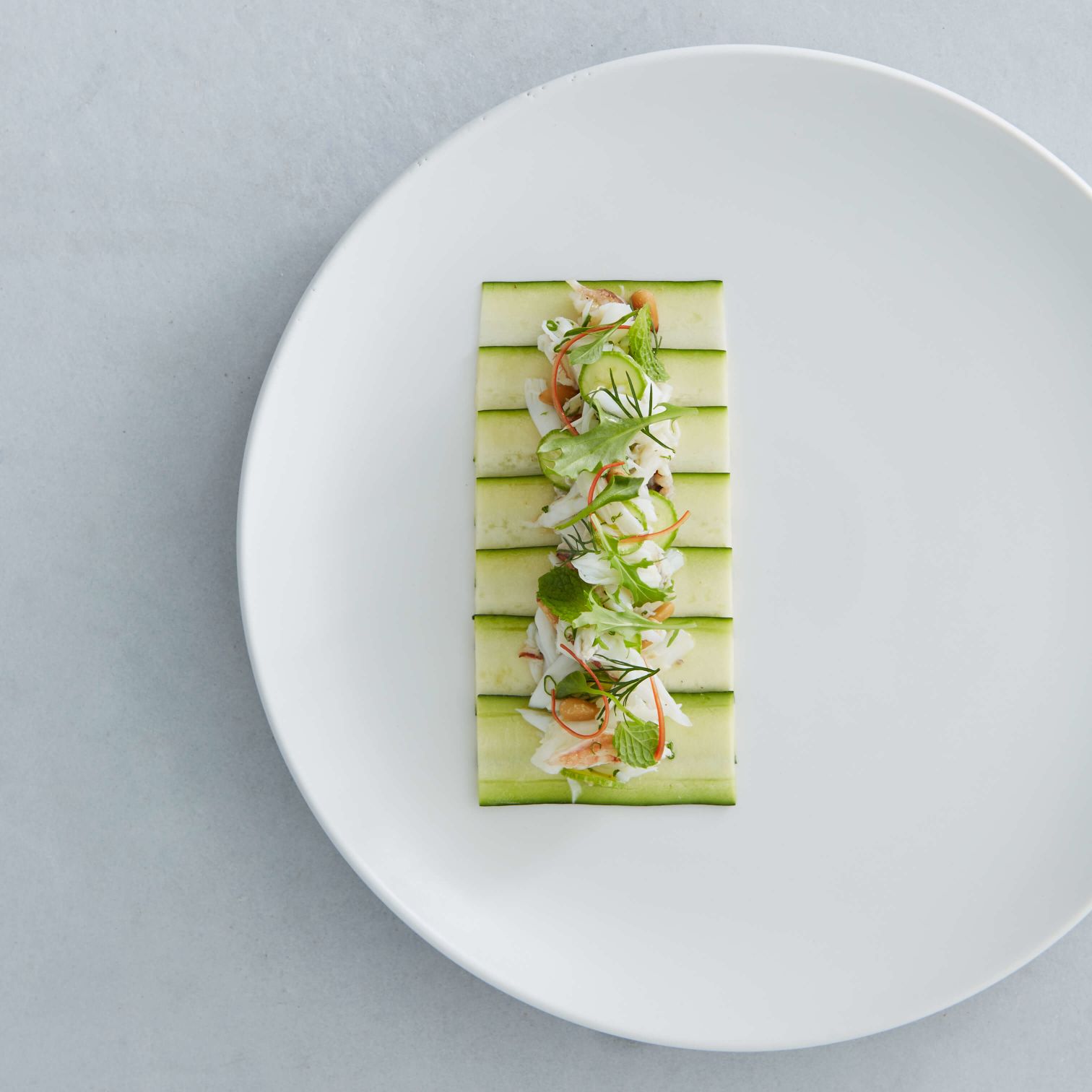 A Plate With Food On It