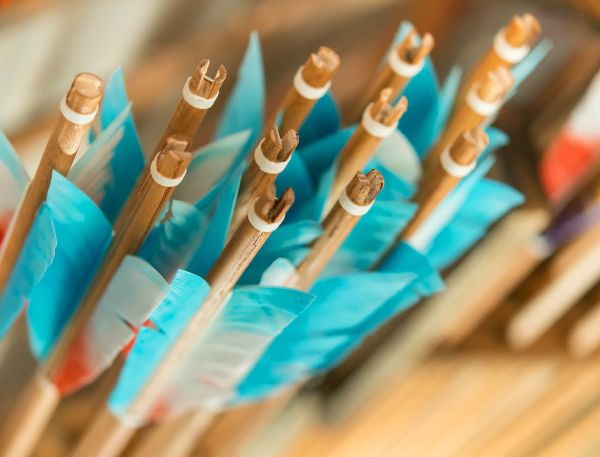 A Group Of Colored Pencils