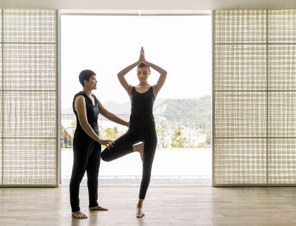 A Man And Woman Dancing