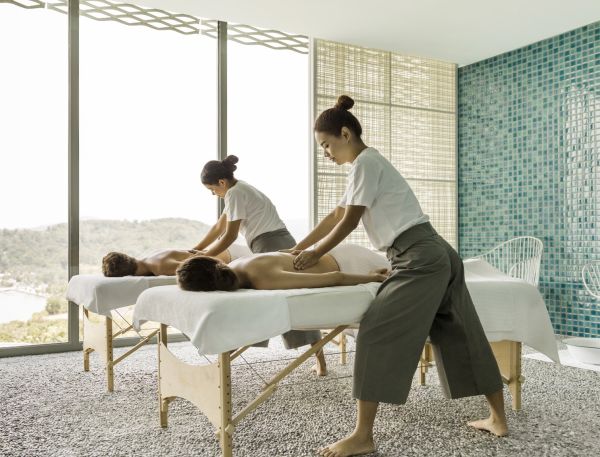 A Group Of People In A Room