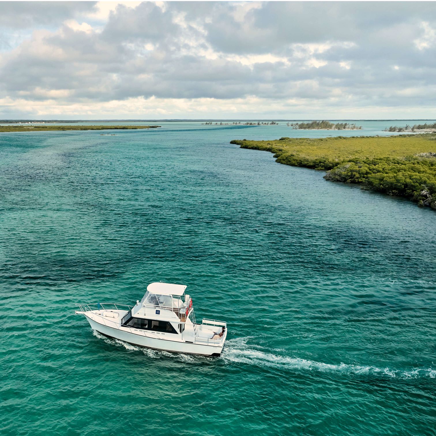 A Boat Sailing On The Water